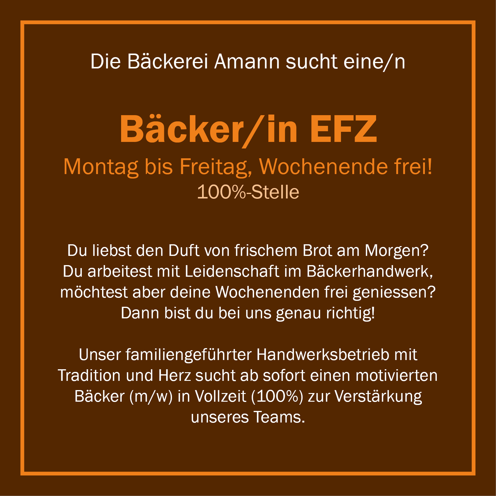 Amann AG, Vaduz, Bäckerei und Konditorei, Öffnungszeiten